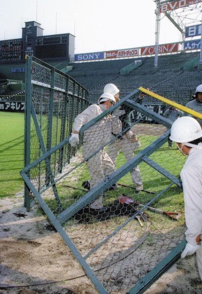 甲子園のラッキーゾーン廃止